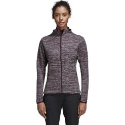 DAMSKA BLUZA POLAROWA ADIDAS KNIT (40). Bluzy damskie Adidas, bez wzorów, z poliesteru, bez rękawów, długie, bez kaptura. W wyprzedaży za 339,99 zł.