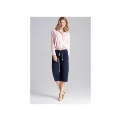 Koszula M647 Róż. Różowe spodnie damskie FIGL, xl, bez wzorów, bez kołnierzyka, bez rękawów. Za 129,00 zł.