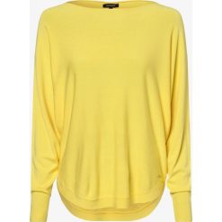 More & More - Sweter damski, żółty. Żółte swetry damskie More & More, bez wzorów, eleganckie, bez rękawów, bez kaptura. Za 259,95 zł.