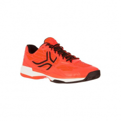 Buty tenisowe TS990 męskie na mączkę ceglaną. Czerwone buty sportowe męskie ARTENGO, z poliesteru, bez zapięcia, tenisowe. W wyprzedaży za 179,99 zł.