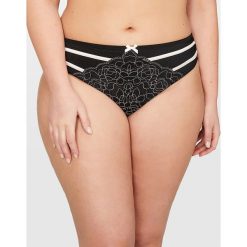 Figi: Koronkowe figi z paskami typu thong