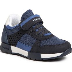 Sneakersy GEOX - J Alfier B. A J826NA 014AF C4BK4 S Avio/Royal. Niebieskie trampki chłopięce Geox, bez wzorów, ze skóry ekologicznej, na rzepy. W wyprzedaży za 209,00 zł.