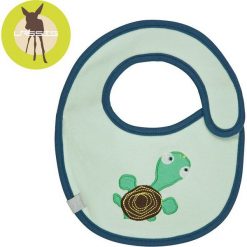 Śliniaki: Lassig Śliniak bawełniany wodoodporny Wildlife Żółw – LTEXBS090