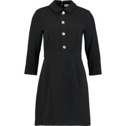 Sukienki: Warehouse DIAMANTE BUTTON DRESS Sukienka koszulowa black