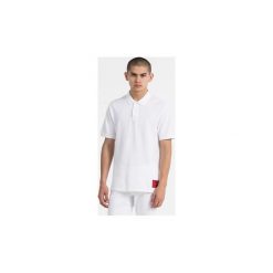 Koszulki polo z krótkim rękawem Calvin Klein Jeans J30J306931 PONTOS. Białe koszulki męskie Calvin Klein Jeans, s, bez wzorów, z jeansu, polo, z krótkim rękawem, krótkie. Za 191,93 zł.
