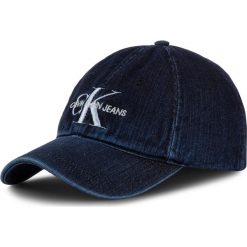 Czapka z daszkiem CALVIN KLEIN JEANS - J Monogram Denim Cap M K50K504880 910. Niebieskie czapki męskie Calvin Klein Jeans, bez wzorów, z bawełny. W wyprzedaży za 129,00 zł.