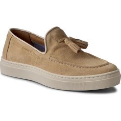 Półbuty GANT - Michelle 14573697 Safari Beige G78. Brązowe creepersy damskie GANT, ze skóry, na płaskiej podeszwie. W wyprzedaży za 259,00 zł.