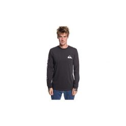 T-shirty z długim rękawem Quiksilver Original Quik Collage. Czarne t-shirty męskie marki Quiksilver, s, bez wzorów, bez kołnierzyka, długie. Za 167,86 zł.