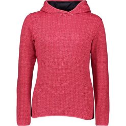 Bluza polarowa w kolorze czerwonym. Czerwone bluzy damskie CMP Women, z nadrukiem, ze skóry, bez rękawów, bez kaptura. W wyprzedaży za 129,95 zł.