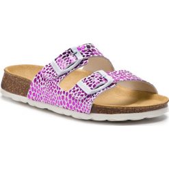 Klapki SUPERFIT - 4-00119-55 S Rosa. Różowe sandały dziewczęce Superfit, ze skóry ekologicznej, bez zapięcia. Za 139,00 zł.