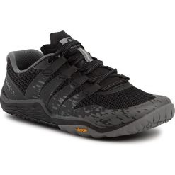 Buty MERRELL - Trail Glove 5 J52850 Black. Czarne buty sportowe damskie Merrell, bez wzorów, ze skóry ekologicznej, sportowe, do biegania. W wyprzedaży za 279,00 zł.