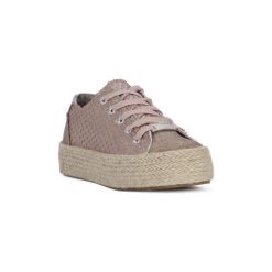 Buty Café Noir CAFE NOIR ALLACCIATA LAMINATO. Różowe trampki i tenisówki damskie Café Noir, bez wzorów, bez zapięcia. Za 197,61 zł.