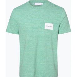 Calvin Klein - T-shirt męski, zielony. Zielone t-shirty męskie Calvin Klein, xxl, z nadrukiem, bez kołnierzyka. Za 179,95 zł.