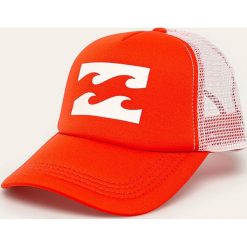 Billabong - Czapka. Pomarańczowe czapki damskie Billabong, z nadrukiem, z poliesteru. Za 89,90 zł.