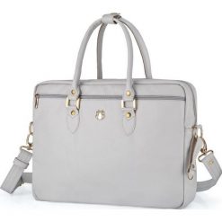 Torba Solier SKÓRZANA TORBA NA LAPTOPA MARINA BEŻOWA uniwersalny. Brązowe torby na laptopa Solier, bez wzorów, marine. Za 379,00 zł.