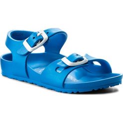 Sandały BIRKENSTOCK - Rio 1003535 Scuba Blue. Niebieskie sandały męskie Birkenstock, z tworzywa sztucznego, bez zapięcia. Za 89,00 zł.