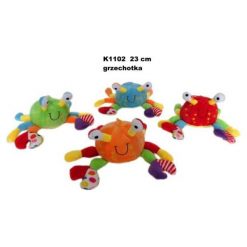 Przytulanki i maskotki: Maskotka Krab – grzechotka, 23 cm (K1102)
