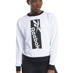 REEBOK WORKOUT READY BIG LOGO > FJ2753. Bluzy damskie Reebok, m, bez wzorów, z bawełny, bez rękawów, długie, bez kaptura. Za 169,99 zł.