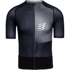 Koszulka biegowa COMPRESSPORT TRAIL POSTURAL SS TOP. Czarne koszulki męskie Compressport, m, bez wzorów, ze skóry, klasyczne, z klasycznym kołnierzykiem. W wyprzedaży za 369,00 zł.