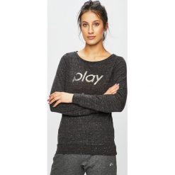 Only Play - Bluza. Szare bluzy damskie marki Only Play, s, z nadrukiem, z elastanu, bez rękawów, bez kaptura. Za 119,90 zł.