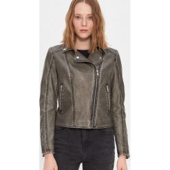 Kurtka typu biker - Szary. Szare kurtki damskie House, s, bez wzorów, bez kaptura. Za 159,99 zł.