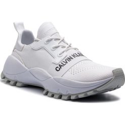 Sneakersy CALVIN KLEIN JEANS - Timmy S0588 Bright White. Białe sneakersy męskie Calvin Klein Jeans, na co dzień, bez wzorów, z jeansu, bez zapięcia. W wyprzedaży za 559,00 zł.