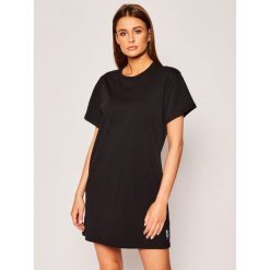 Sukienka codzienna DKNY Sport DP0D4229. Czarne sukienki damskie DKNY Sport, na co dzień, s, bez wzorów, z bawełny, sportowe, bez kołnierzyka, bez rękawów, proste. Za 299,00 zł.