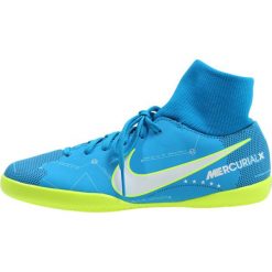 Nike Performance MERCURIALX VCTRY6 DF NJR IC Halówki blue orbit/armory navy/white. Niebieskie halówki męskie Nike Performance, z materiału, do piłki nożnej. W wyprzedaży za 149,50 zł.