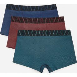 Bawełniane bokserki ze wzorem 3 pack - Czarny. Czarne bokserki męskie Reserved, bez wzorów, z bawełny. Za 59,99 zł.