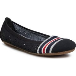 Baleriny RIEKER - 41455-14 Blau. Niebieskie baleriny damskie Rieker, bez wzorów, ze skóry ekologicznej, klasyczne, bez obcasa. Za 189,00 zł.