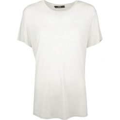 Diesel T-shirt "T- Moriplaque". Bluzki damskie Diesel, bez wzorów, z tkaniny, z okrągłym kołnierzem. Za 99,00 zł.