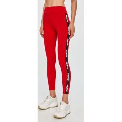 Guess Jeans - Legginsy. Szare spodnie damskie Guess Jeans, s, z bawełny, z podwyższonym stanem. Za 189,90 zł.