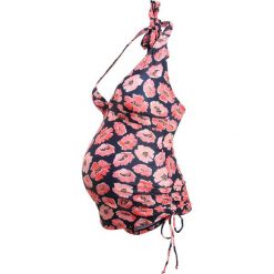 Stroje dwuczęściowe damskie: JoJo Maman Bébé HALTER POPPY TANKINI Bikini navy