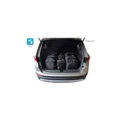 SEAT ATECA, 2016- TORBY DO BAGAŻNIKA 4 SZT KJUST - 7036022. Czarne torby podróżne marki KJUST, bez wzorów, z kauczuku, klasyczne. Za 1029,00 zł.