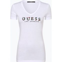 Guess Jeans - T-shirt damski, czarny. Czarne t-shirty damskie Guess Jeans, m, z jeansu. Za 199,95 zł.