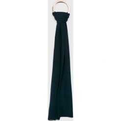 Trussardi Jeans - Szalik. Niebieskie szaliki męskie Trussardi Jeans, bez wzorów, z wełny. W wyprzedaży za 119,90 zł.