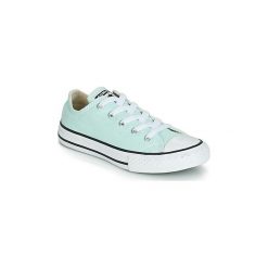 Buty Dziecko Converse CHUCK TAYLOR ALL STAR SEASONAL CANVAS OX. Niebieskie trampki dziewczęce Converse, bez wzorów, bez zapięcia. Za 149,30 zł.