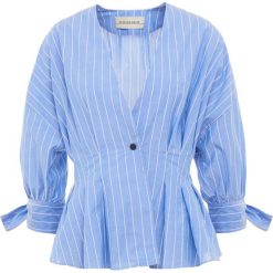 By Malene Birger Bluzka alaskan blue. Niebieskie bluzki damskie marki By Malene Birger, bez wzorów, z bawełny, bez kołnierzyka, bez rękawów. Za 1029,00 zł.