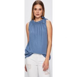 Answear - Top Sweet&Salty. Czarne bluzki damskie ANSWEAR, s, bez wzorów, z materiału, bez kołnierzyka. W wyprzedaży za 49,90 zł.