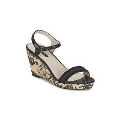 Rzymianki damskie: Sandały Lollipops WINE WEDGE SANDAL