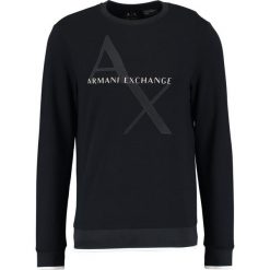 Armani Exchange Bluza navy. Czarne bluzy męskie marki Armani Exchange, l, z materiału, z kapturem. Za 459,00 zł.