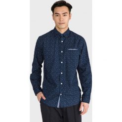 Jack & Jones Dylan Koszula Niebieski. Niebieskie koszule męskie Jack & Jones, m, bez wzorów, z bawełny, bez kołnierzyka, z długim rękawem. Za 175,95 zł.