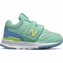New Balance IZ997HKS. Buciki niemowlęce New Balance, z materiału, bez zapięcia. Za 179,99 zł.