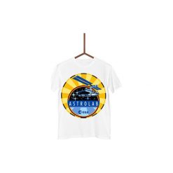 Koszulka ASTROLAB MISSION LOGO Męska. Białe koszulki męskie marki Failfake, s, bez wzorów, bez kołnierzyka. Za 130,00 zł.