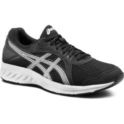 Buty ASICS - Jolt 2 1011A167 Black/White 007. Czarne buty sportowe męskie Asics, ze skóry ekologicznej, bez zapięcia, do biegania. Za 199,00 zł.