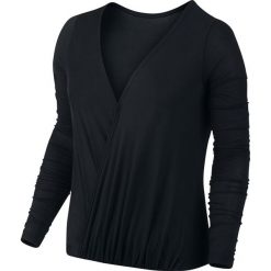Topy sportowe damskie: koszulka sportowa damska NIKE DRAPED REVERSIBLE TOP / 743170-010
