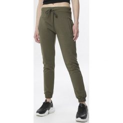 Khaki Spodnie Dresowe Aqiasura. Brązowe spodnie damskie Born2be, s, z dzianiny. Za 69,99 zł.