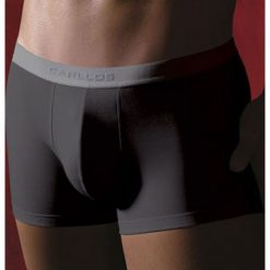 Męskie bokserki Graphit Grey 002. Szare bokserki męskie Carllos, bez wzorów, z dzianiny. Za 34,99 zł.