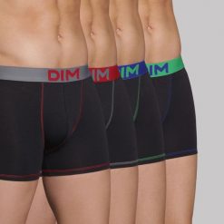 Bokserki męskie: Bokserki męskie Dim Mix & Colors, zestaw 4 par