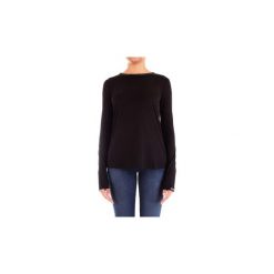 T-shirty z długim rękawem Patrizia Pepe BJ0347/AS07. Czarne t-shirty damskie Patrizia Pepe, bez wzorów, bez kołnierzyka. Za 312,04 zł.